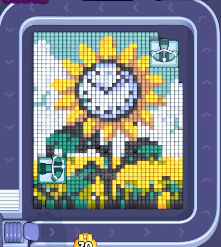 Pixel Flow Level 1528 board preview