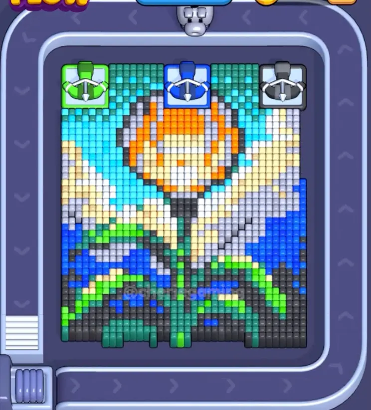 Pixel Flow Level 1536 board preview