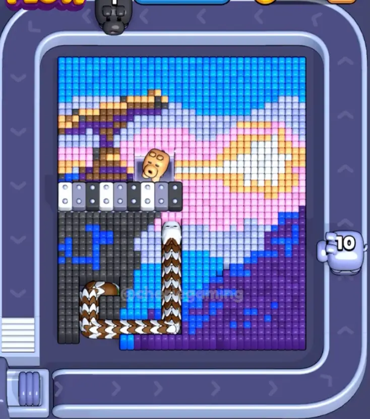 Pixel Flow Level 1537 board preview