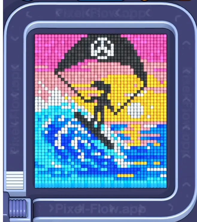 Pixel Flow Level 1543 board preview