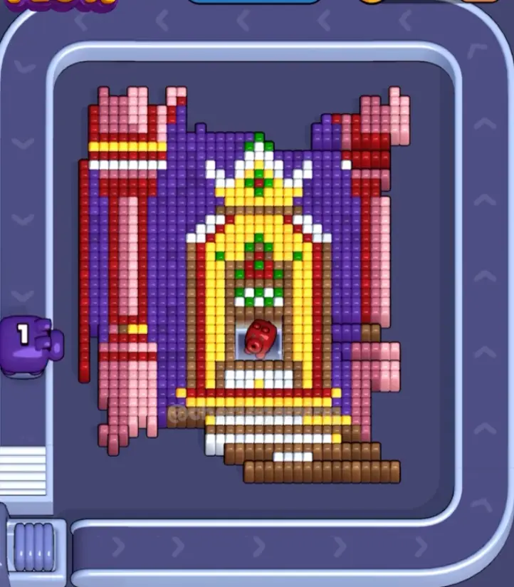 Pixel Flow Level 1547 board preview