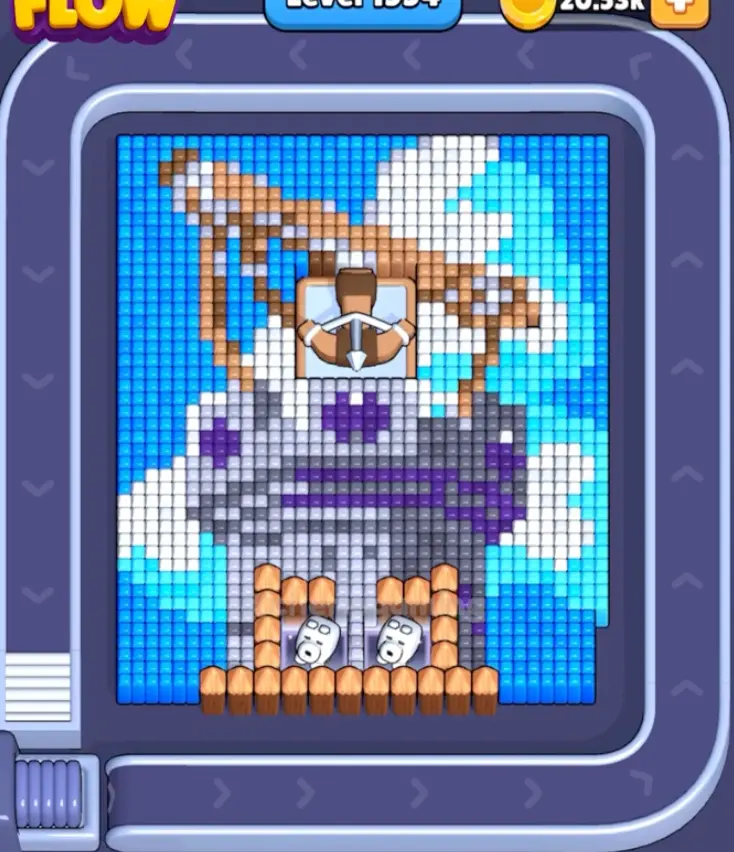 Pixel Flow Level 1554 board preview