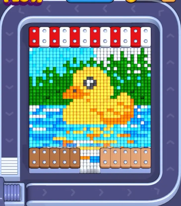 Pixel Flow Level 1556 board preview