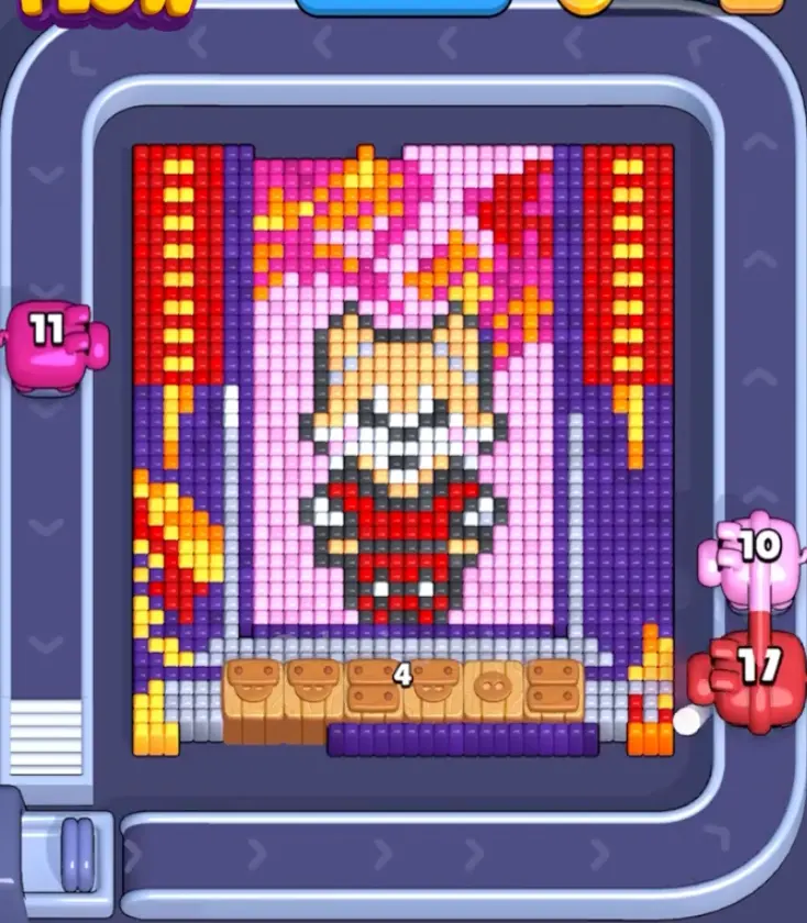 Pixel Flow Level 1557 board preview