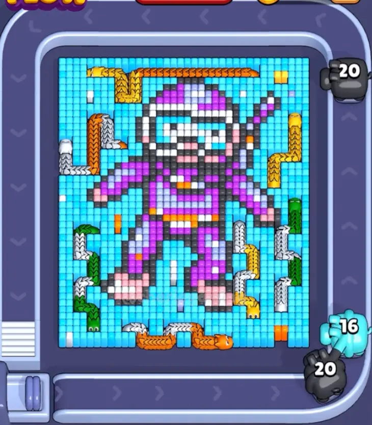 Pixel Flow Level 1560 board preview