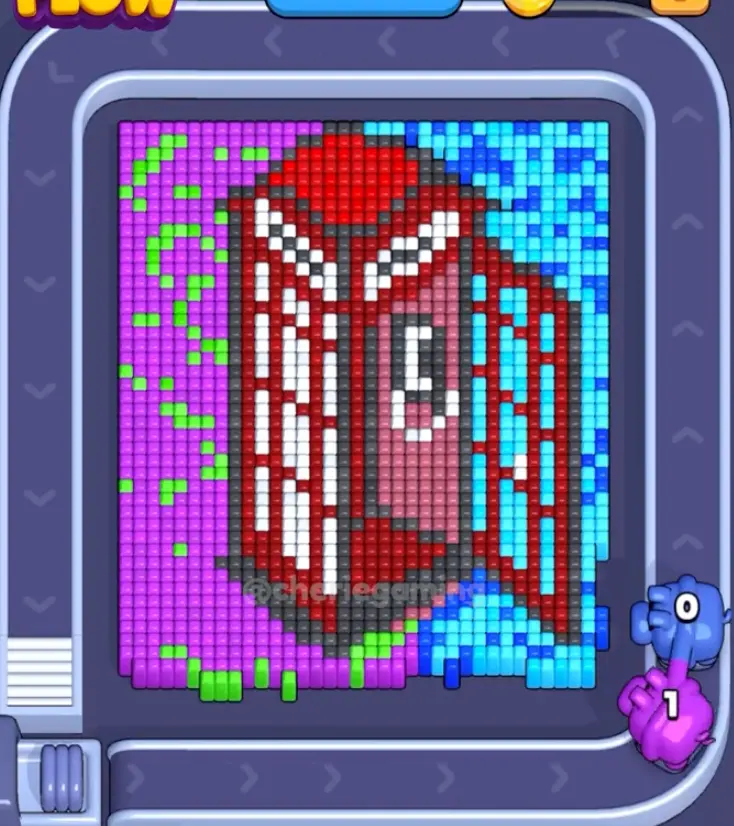 Pixel Flow Level 1562 board preview