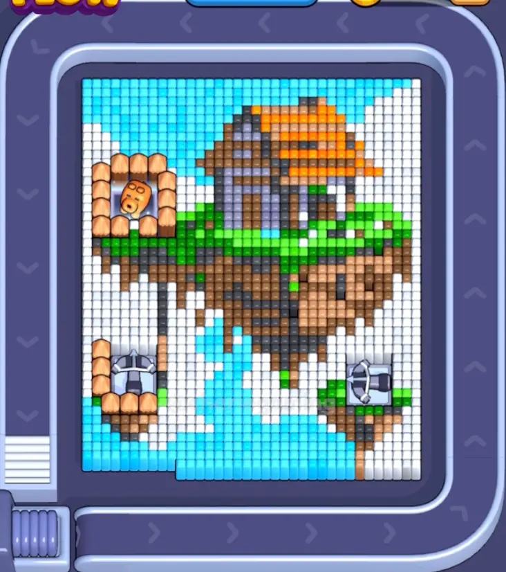 Pixel Flow Level 1566 board preview