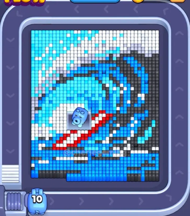 Pixel Flow Level 1574 board preview