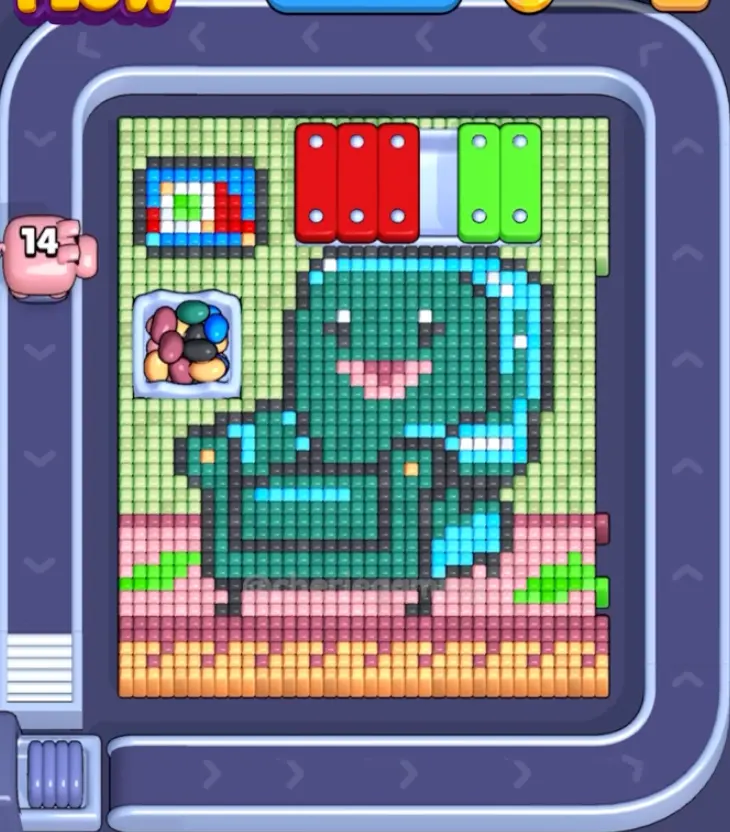 Pixel Flow Level 1576 board preview