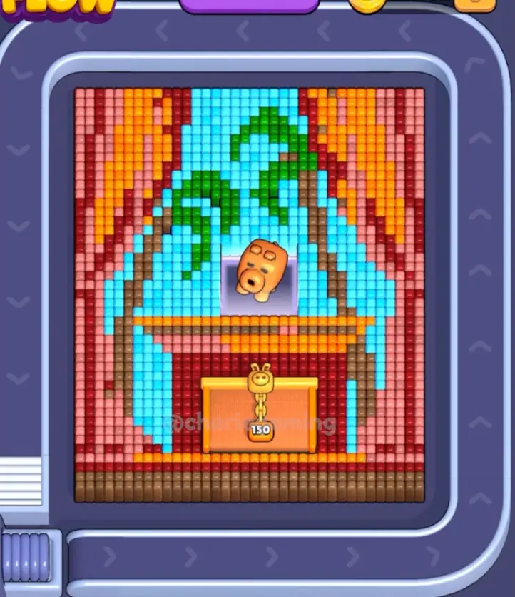 Pixel Flow Level 1579 board preview