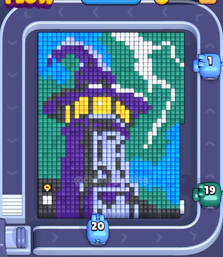 Pixel Flow Level 1583 board preview