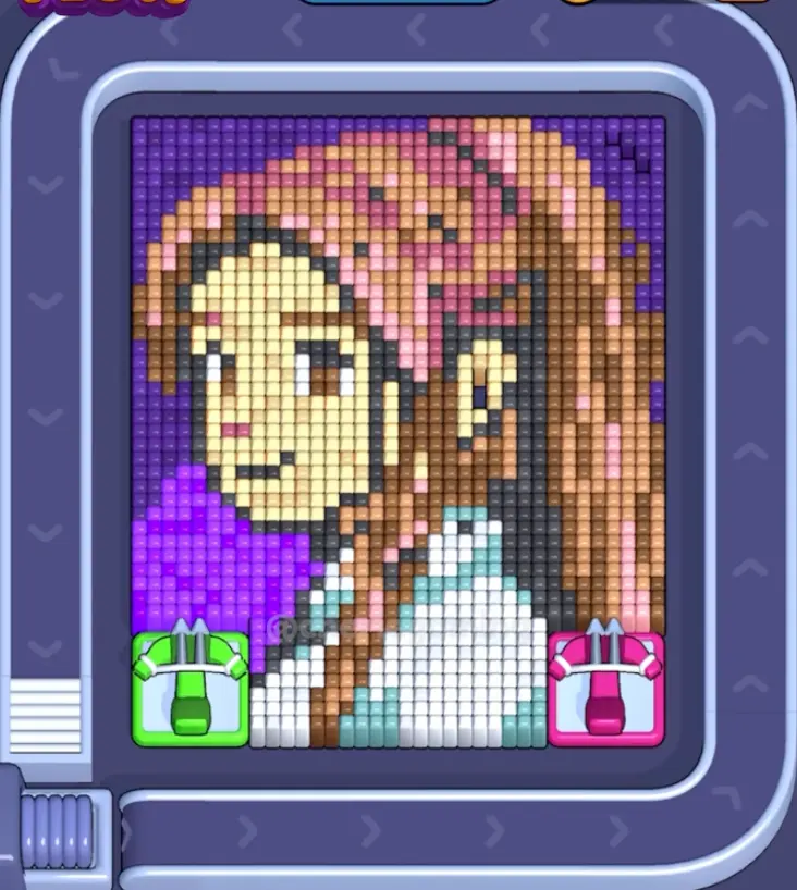 Pixel Flow Level 1584 board preview
