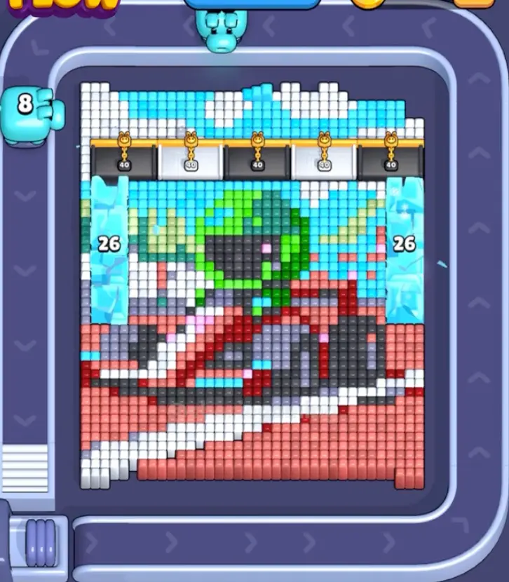 Pixel Flow Level 1587 board preview