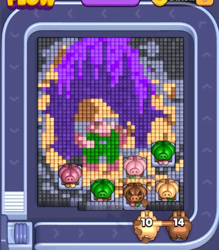 Pixel Flow Level 1589 board preview