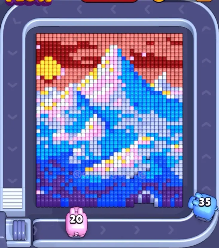 Pixel Flow Level 1590 board preview