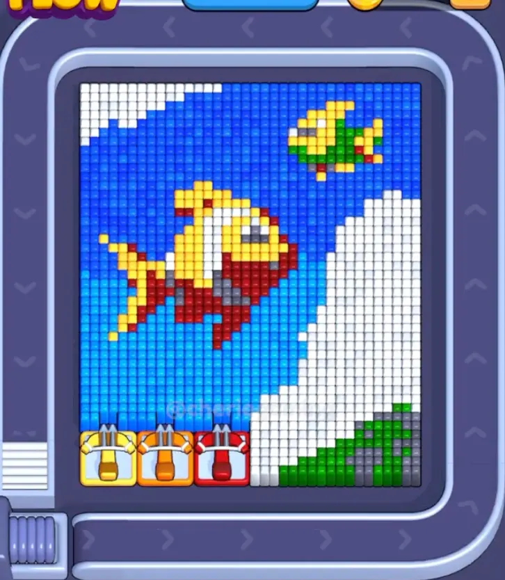 Pixel Flow Level 1591 board preview