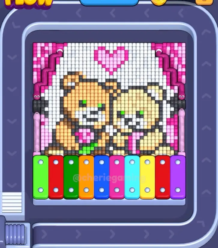 Pixel Flow Level 1597 board preview