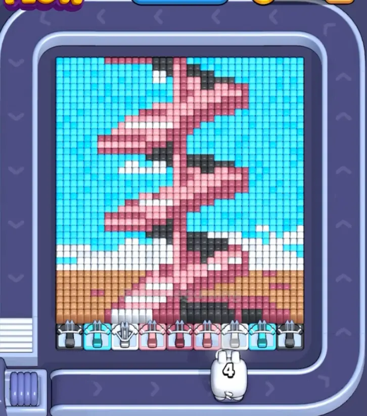 Pixel Flow Level 1598 board preview