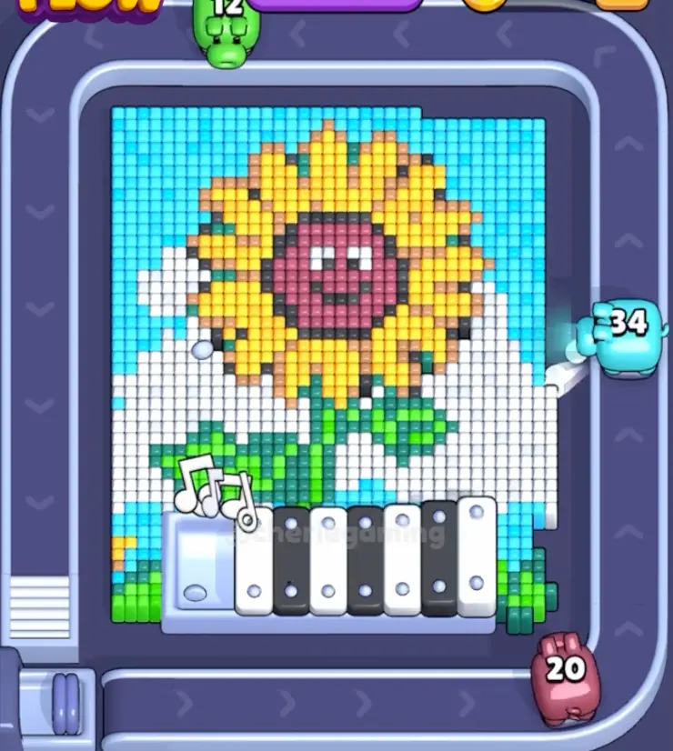 Pixel Flow Level 1599 board preview
