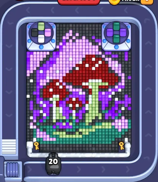 Pixel Flow Level 1604 board preview