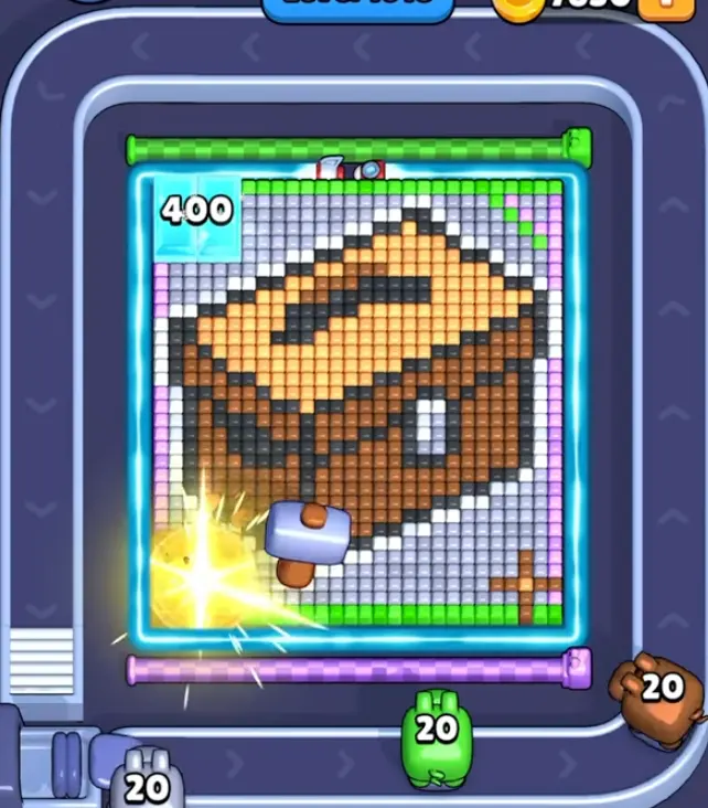 Pixel Flow Level 1618 board preview