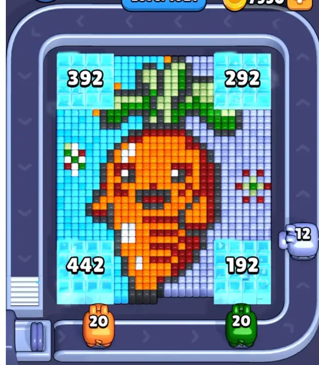 Pixel Flow Level 1621 board preview