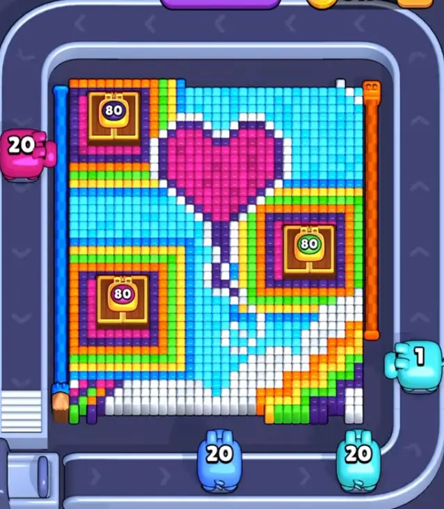 Pixel Flow Level 1624 board preview