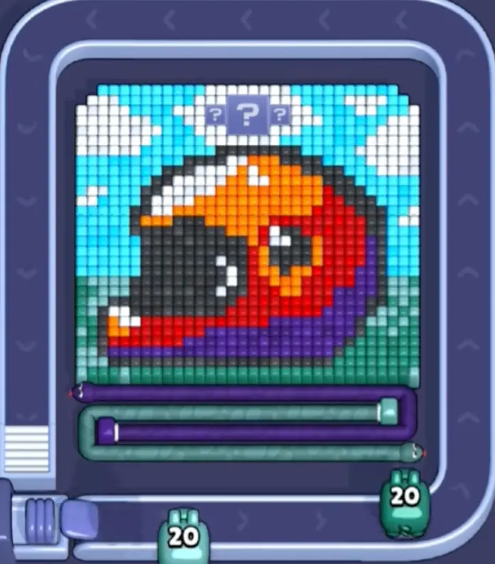 Pixel Flow Level 1638 board preview