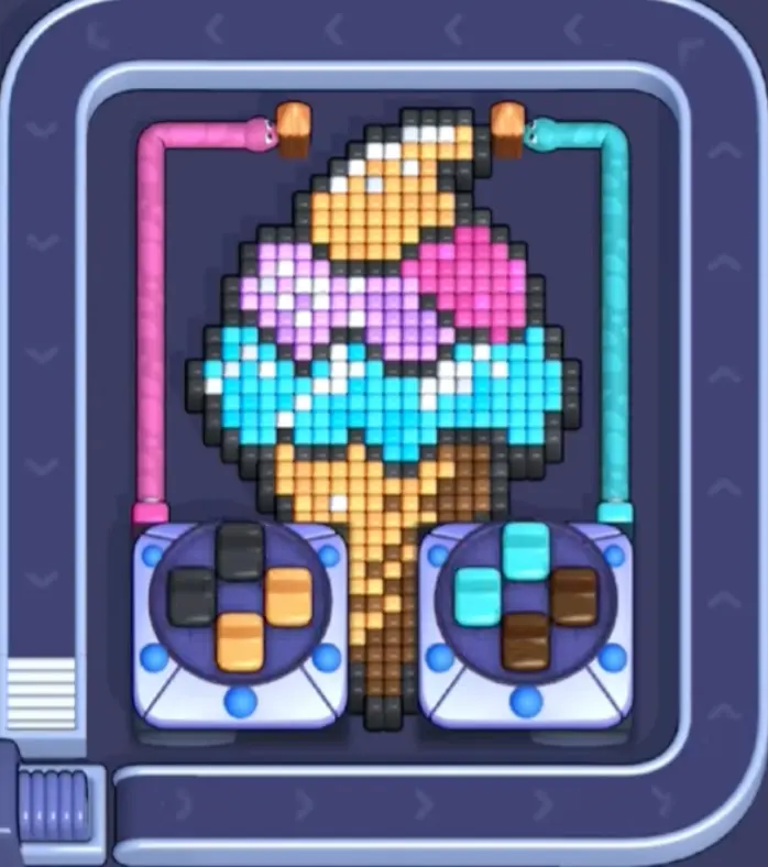 Pixel Flow Level 1728 board preview