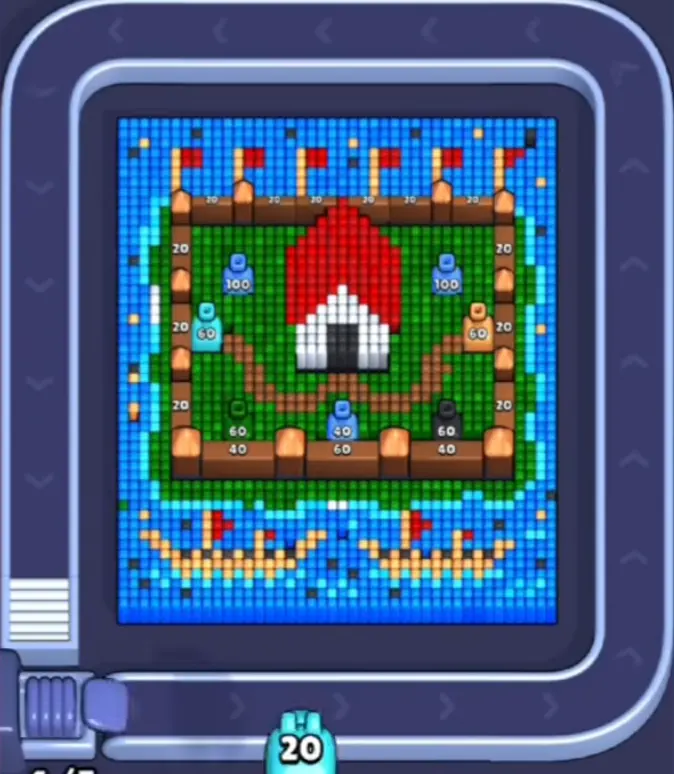 Pixel Flow Level 1739 board preview