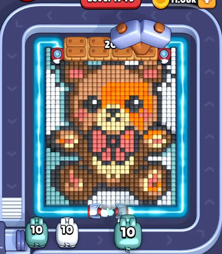 Pixel Flow Level 1749 board preview