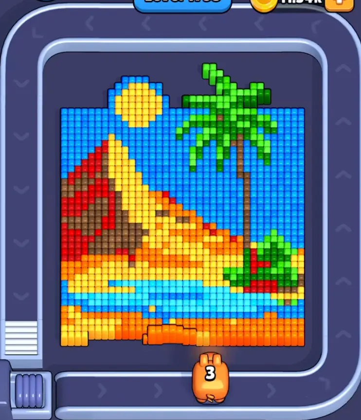 Pixel Flow Level 1753 board preview