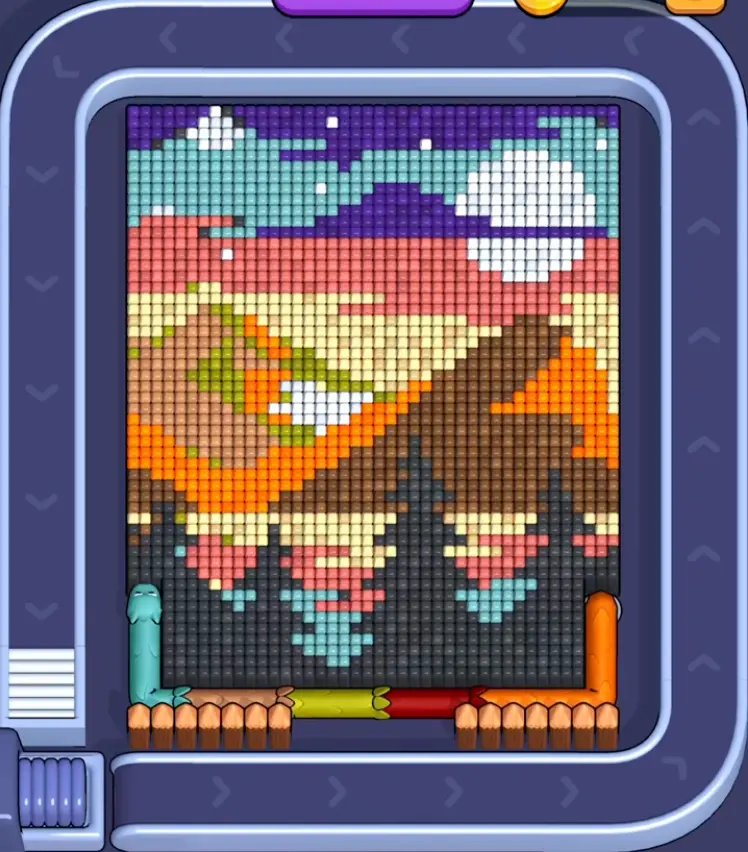 Pixel Flow Level 1754 board preview