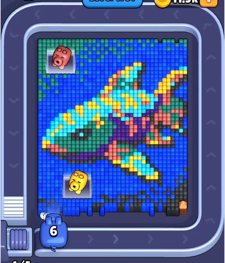 Pixel Flow Level 1757 board preview