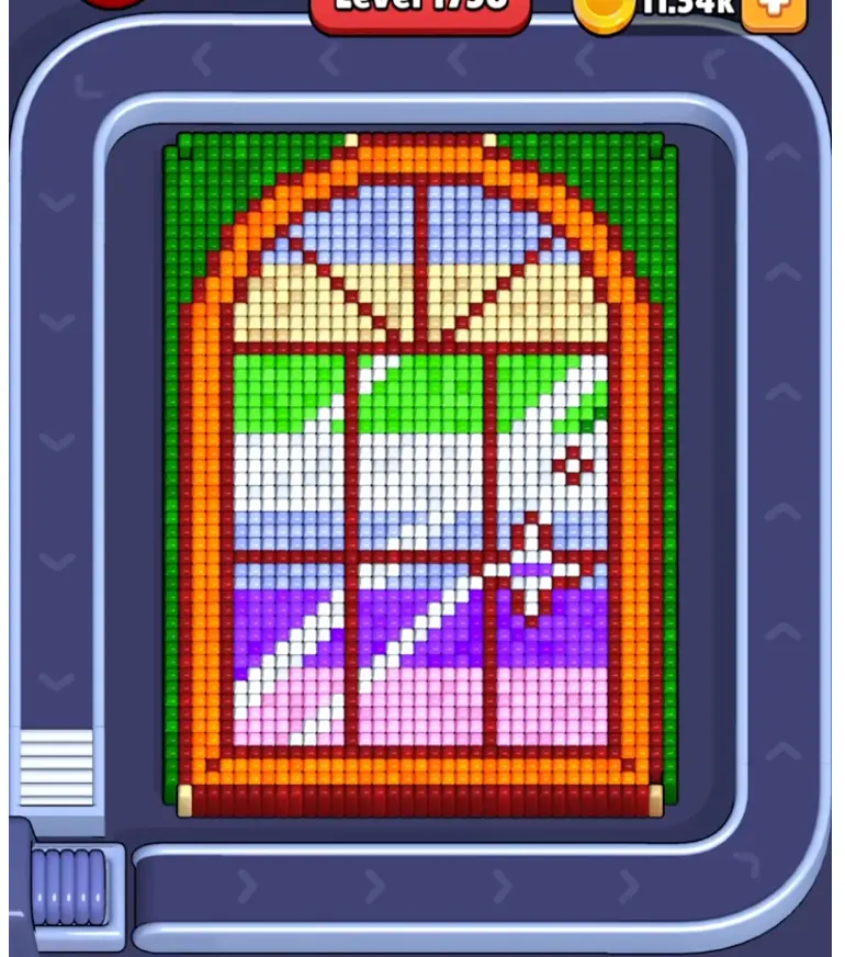 Pixel Flow Level 1758 board preview