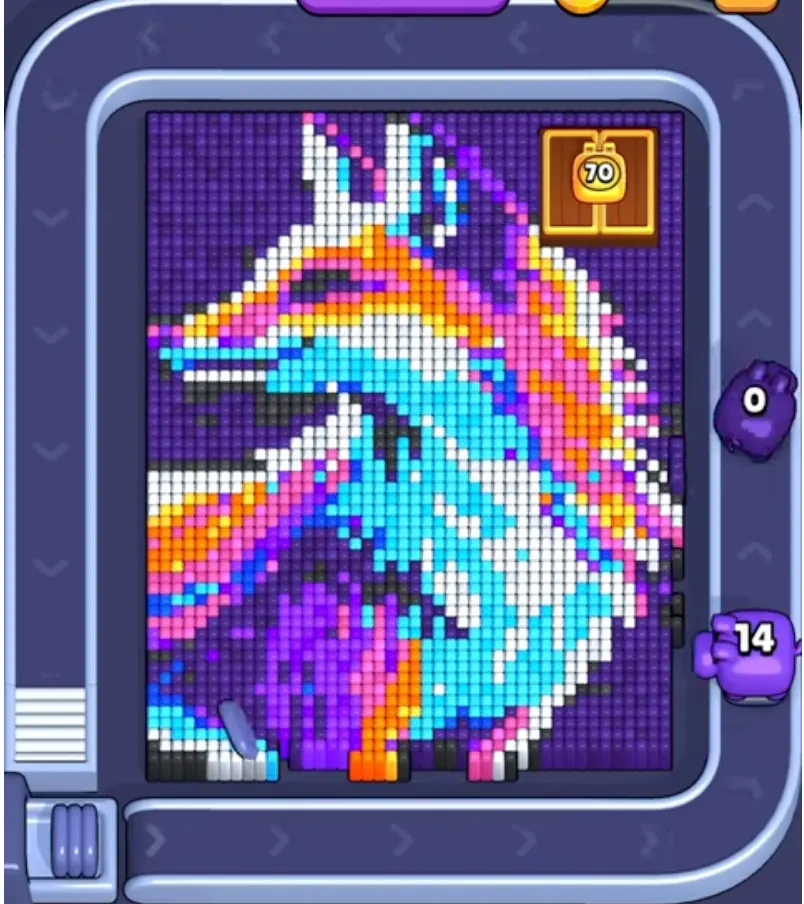 Pixel Flow Level 1774 board preview
