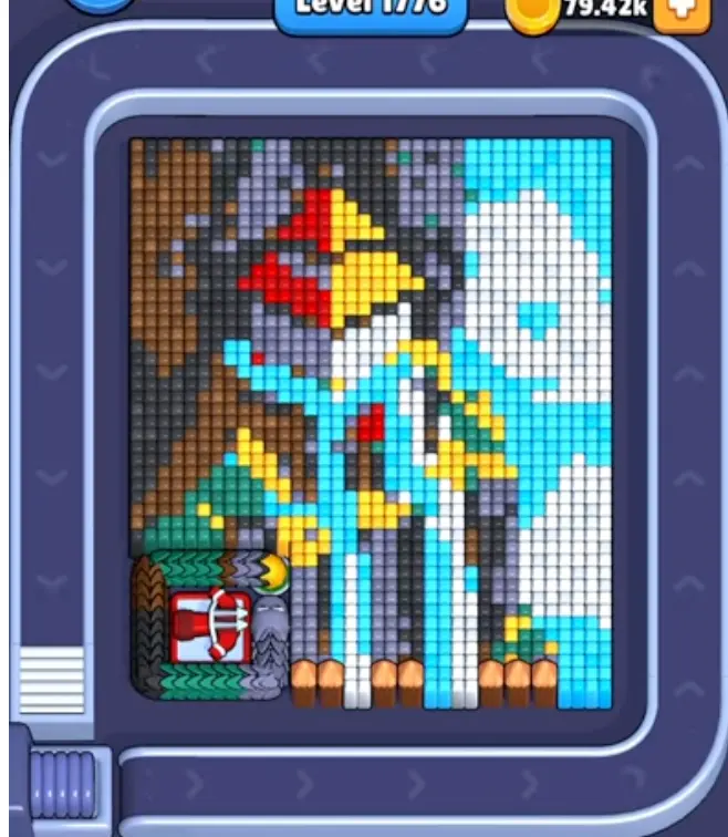 Pixel Flow Level 1776 board preview