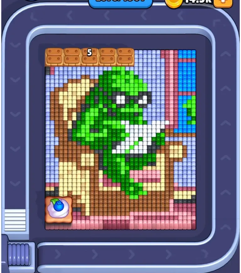 Pixel Flow Level 1807 board preview
