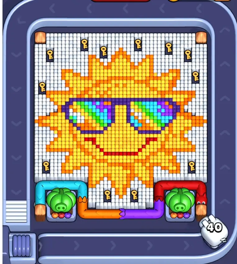 Pixel Flow Level 1809 board preview