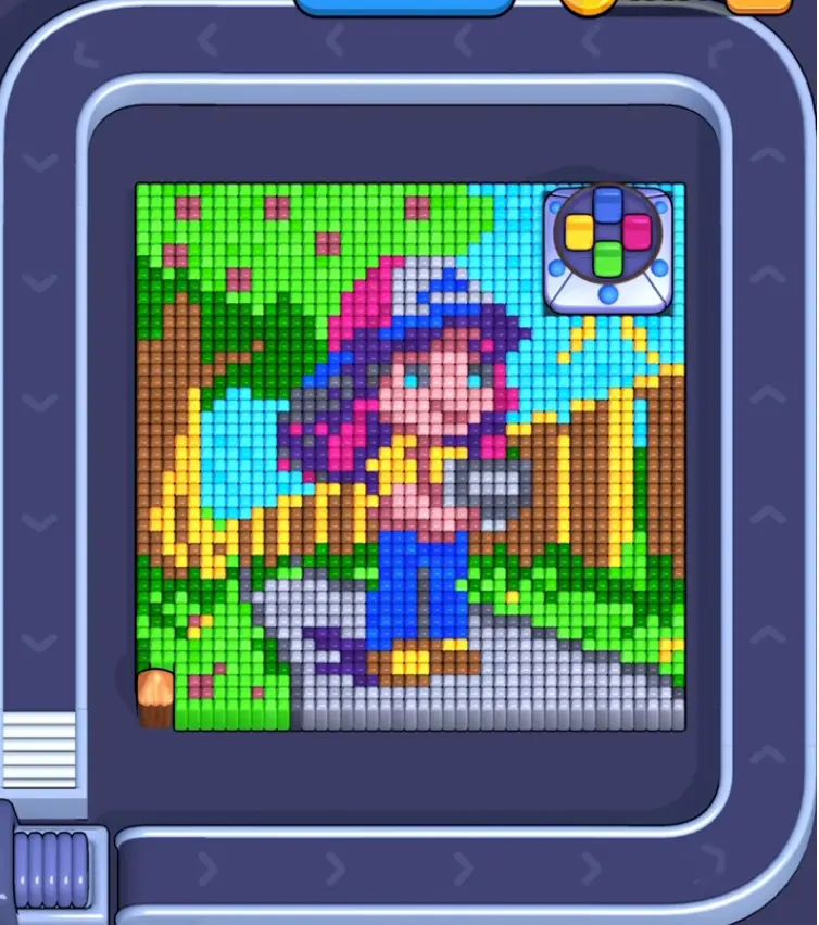 Pixel Flow Level 1822 board preview