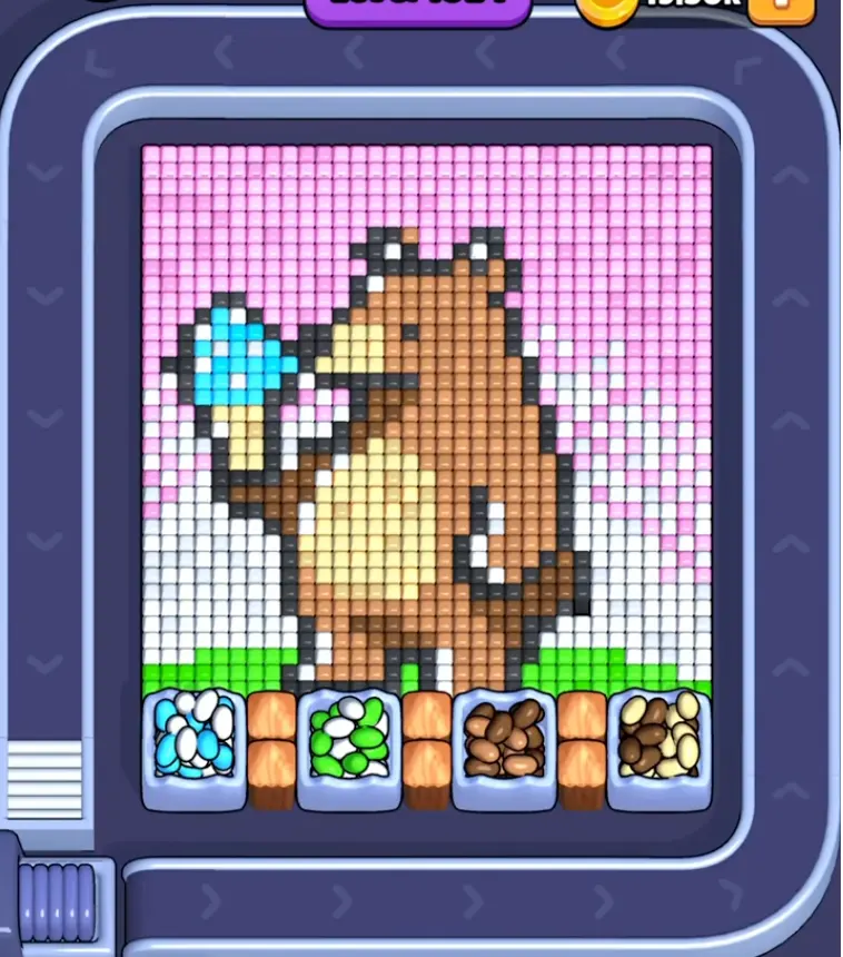 Pixel Flow Level 1824 board preview