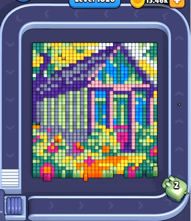 Pixel Flow Level 1826 board preview