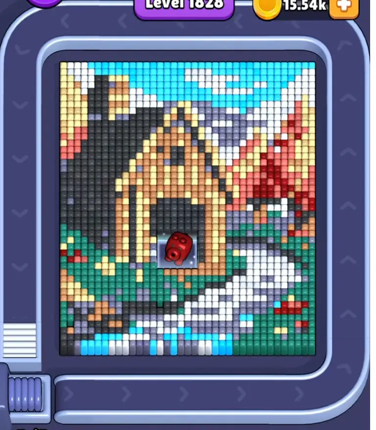 Pixel Flow Level 1828 board preview