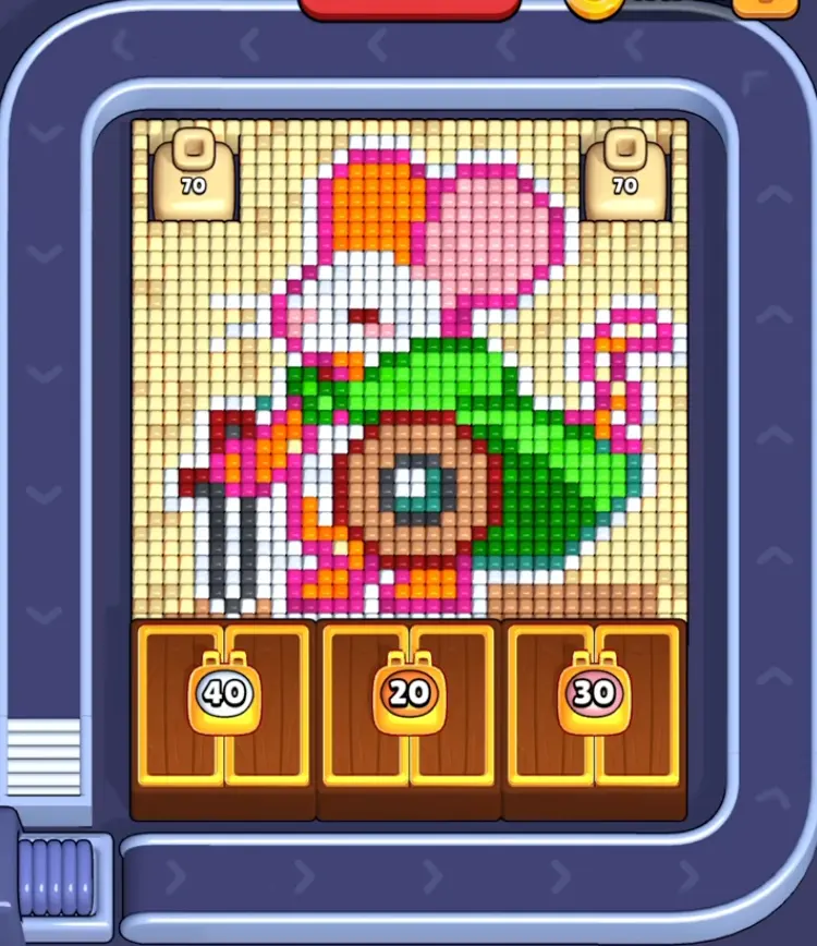 Pixel Flow Level 1829 board preview