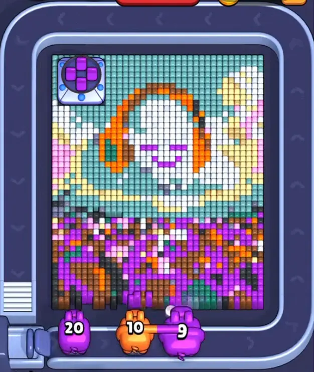Pixel Flow Level 1832 board preview