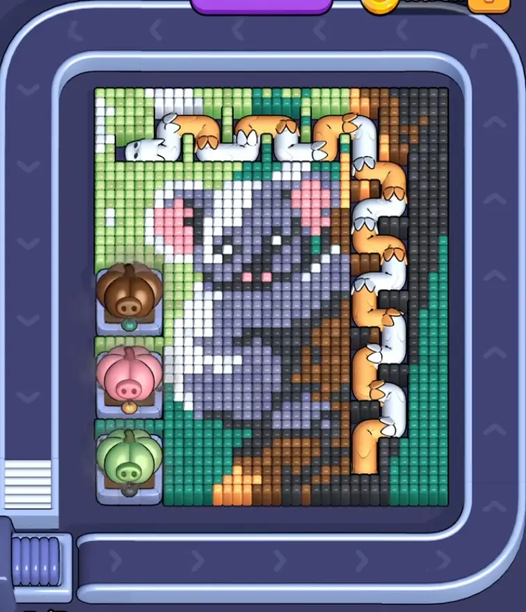 Pixel Flow Level 1834 board preview