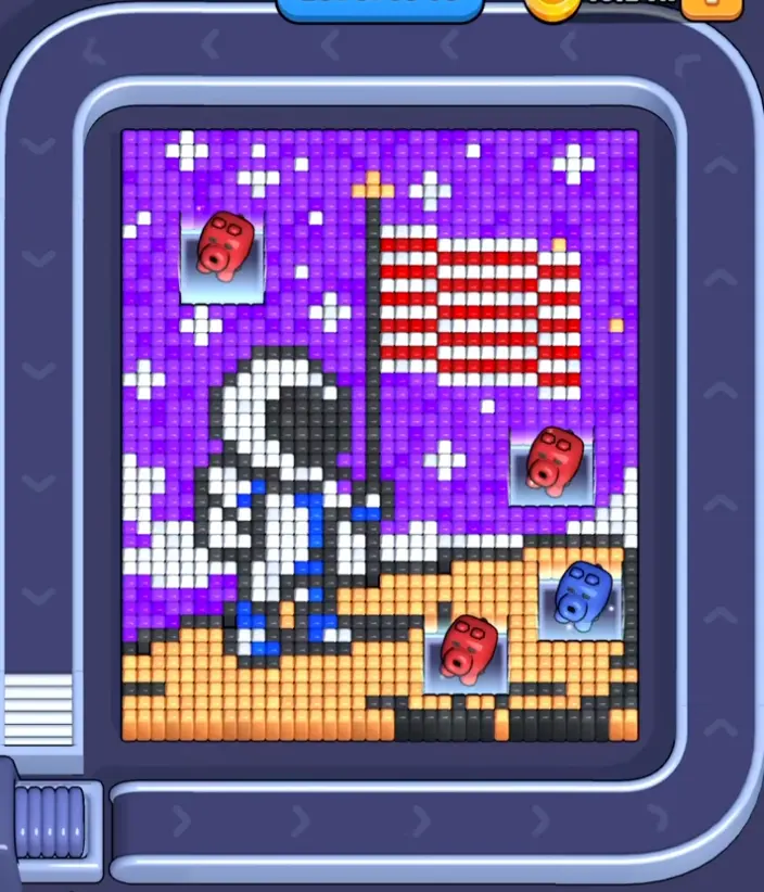 Pixel Flow Level 1843 board preview