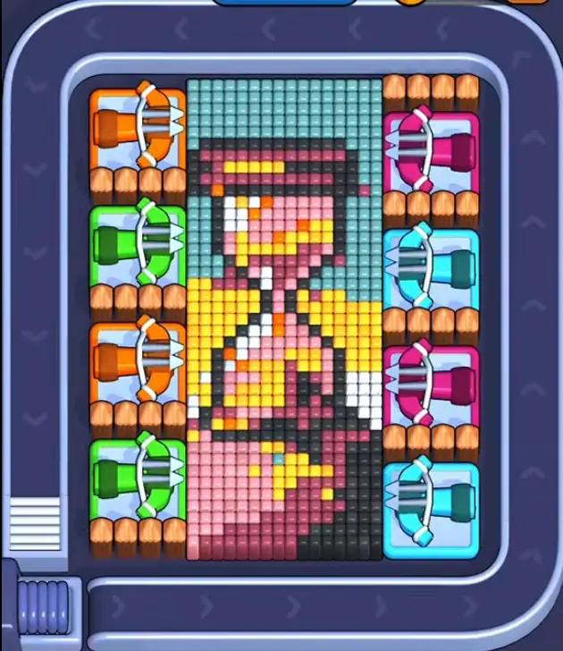 Pixel Flow Level 1845 board preview