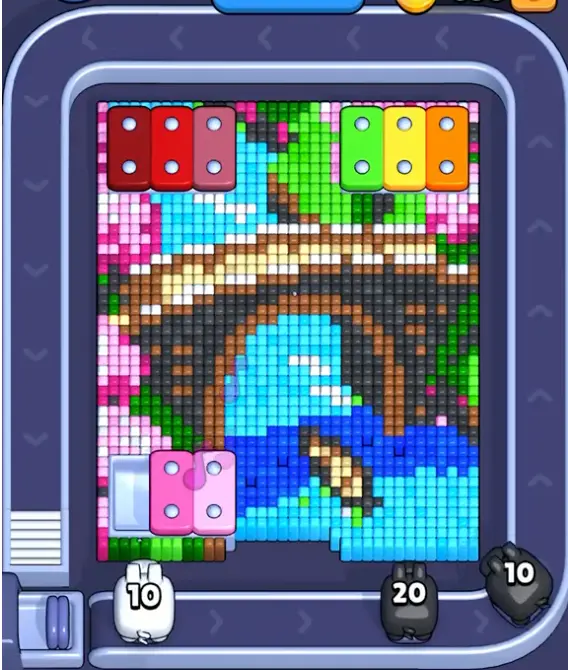 Pixel Flow Level 1849 board preview