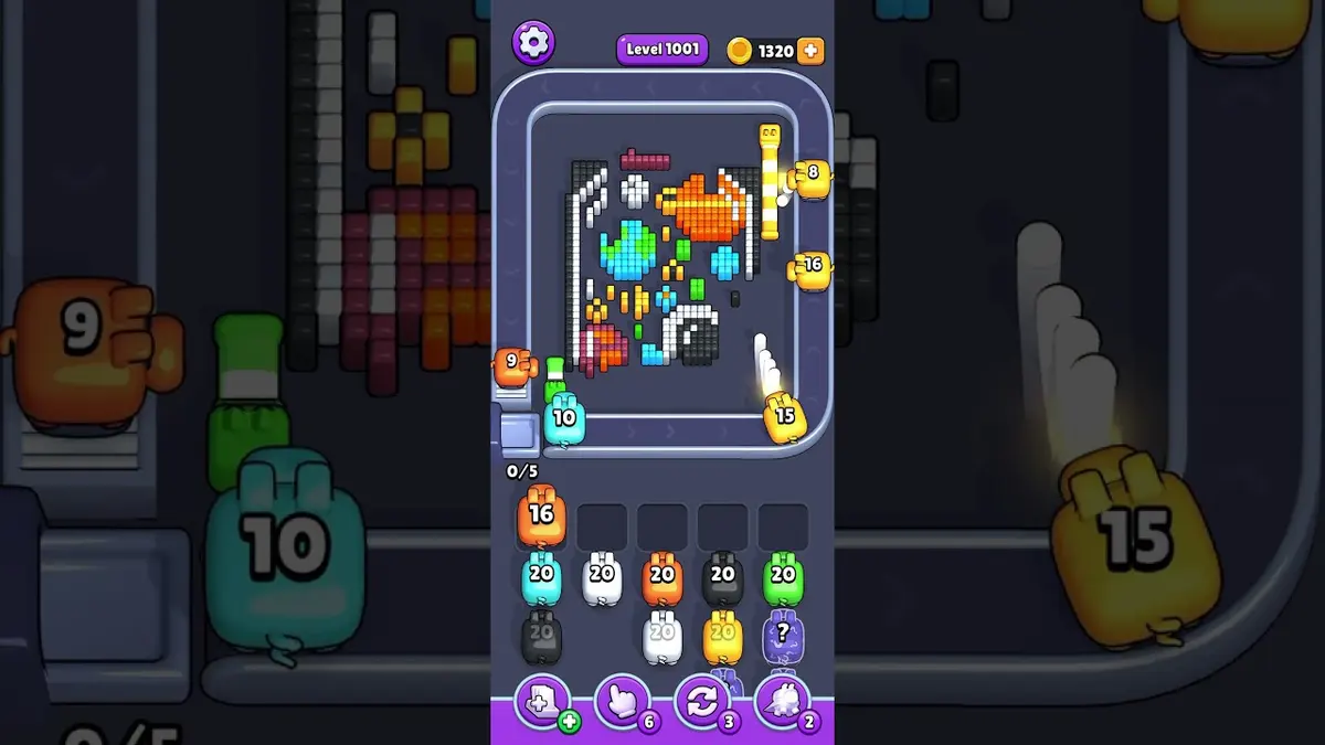 Pixel Flow Level 1001 board preview